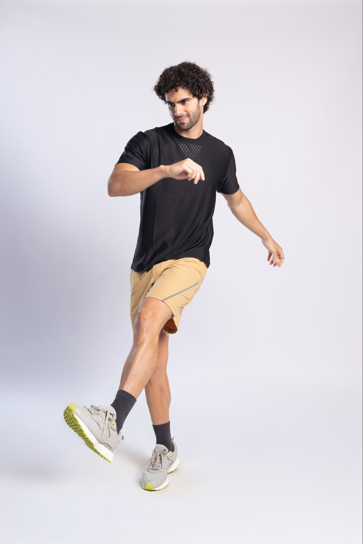 Xalt Life Aerodynamic Pulse Tee Black CREW NECK