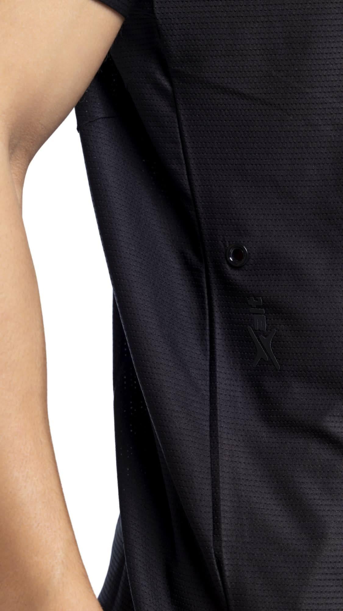 Xalt Life Aerodynamic Pulse Tee Black CREW NECK