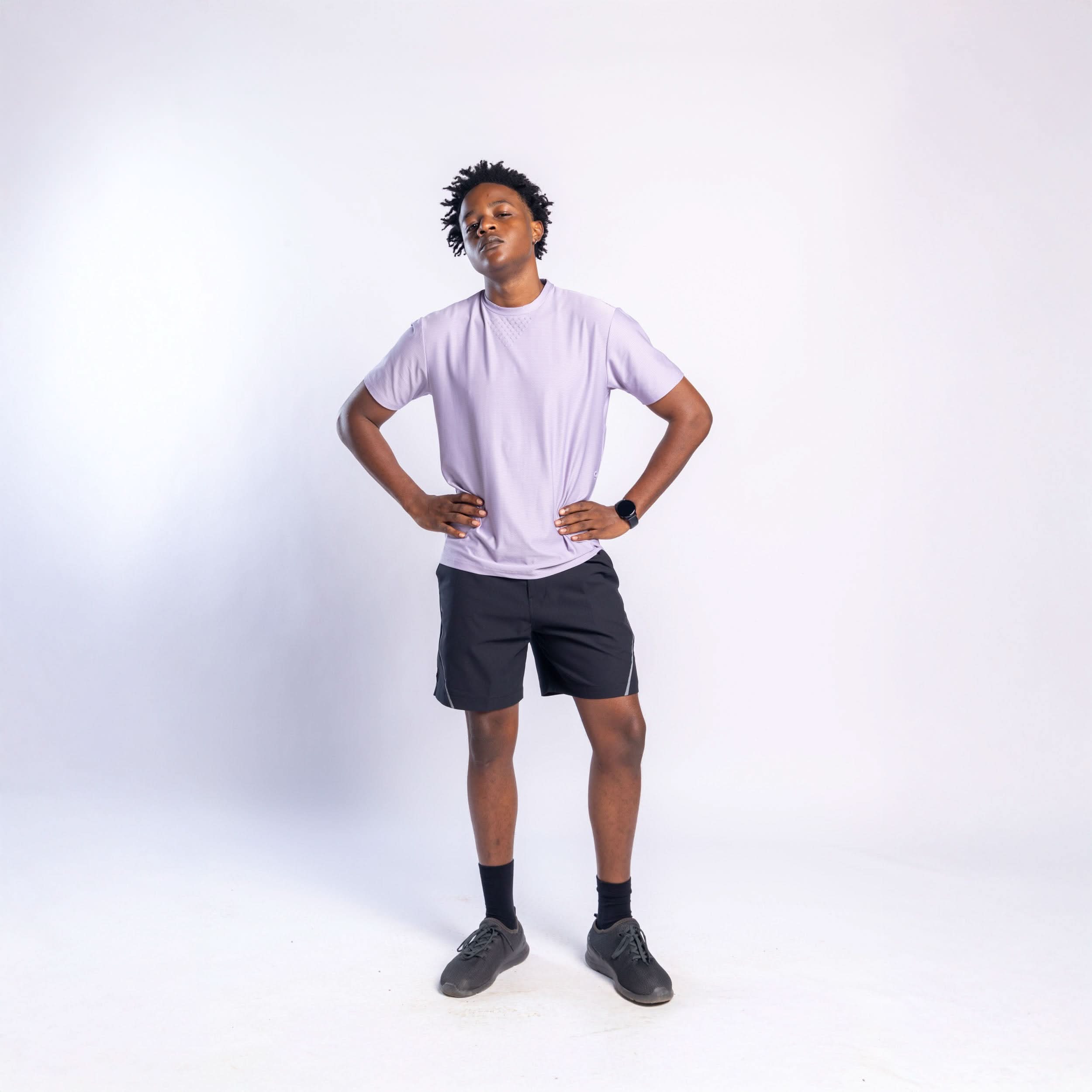 Xalt Life Aerodynamic Pulse Tee Lavender CREW NECK