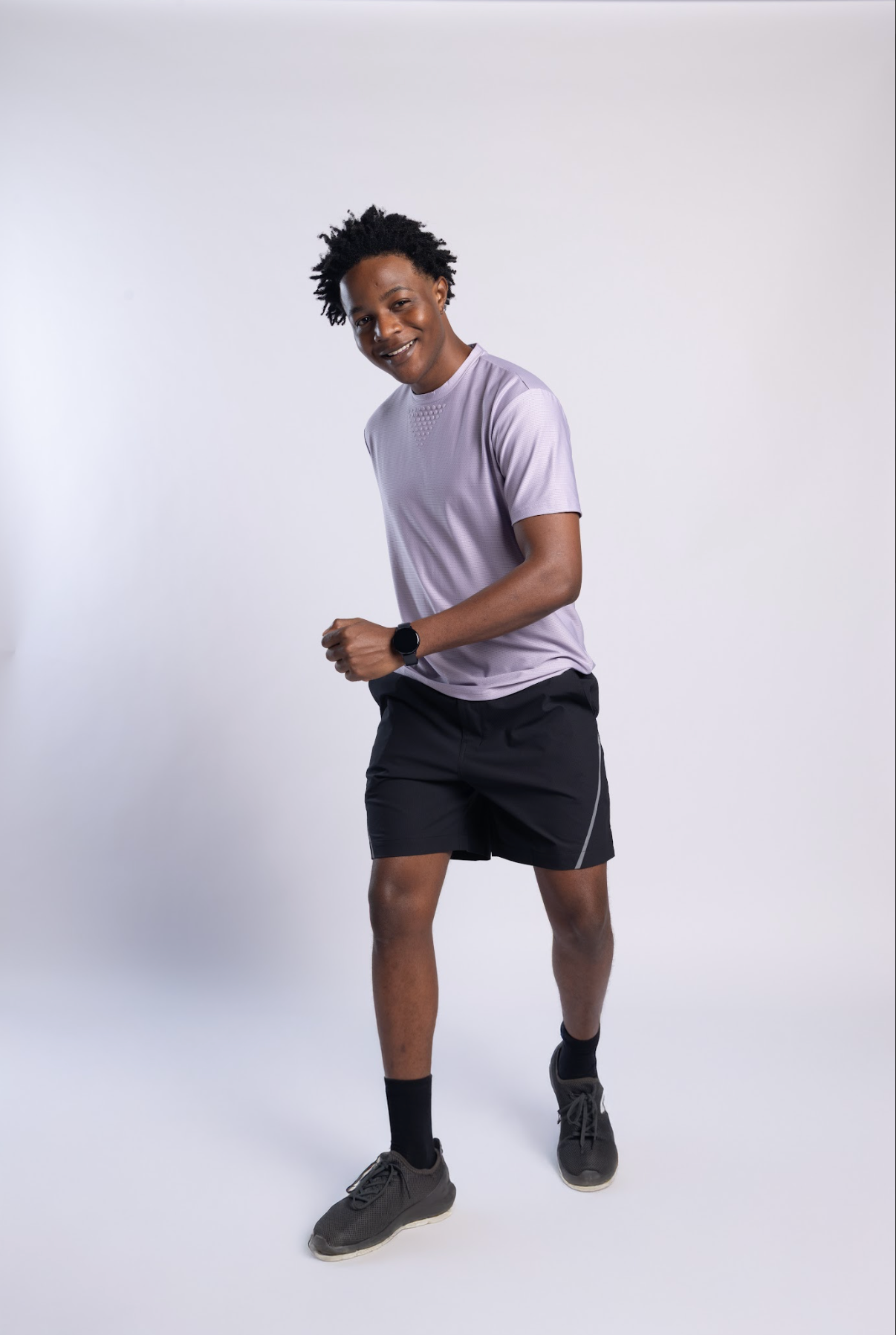 Xalt Life Aerodynamic Pulse Tee Lavender CREW NECK