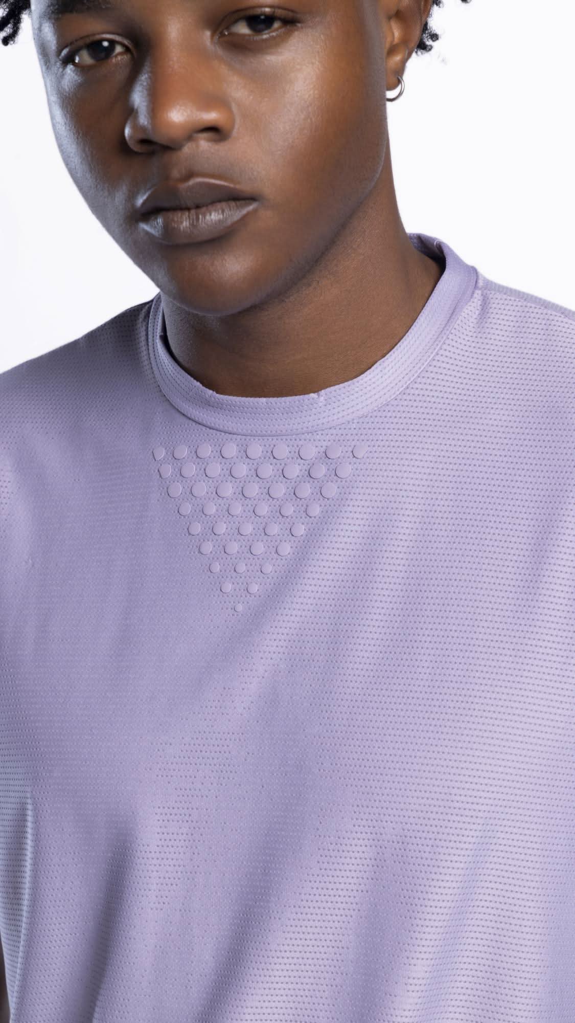 Xalt Life Aerodynamic Pulse Tee Lavender CREW NECK