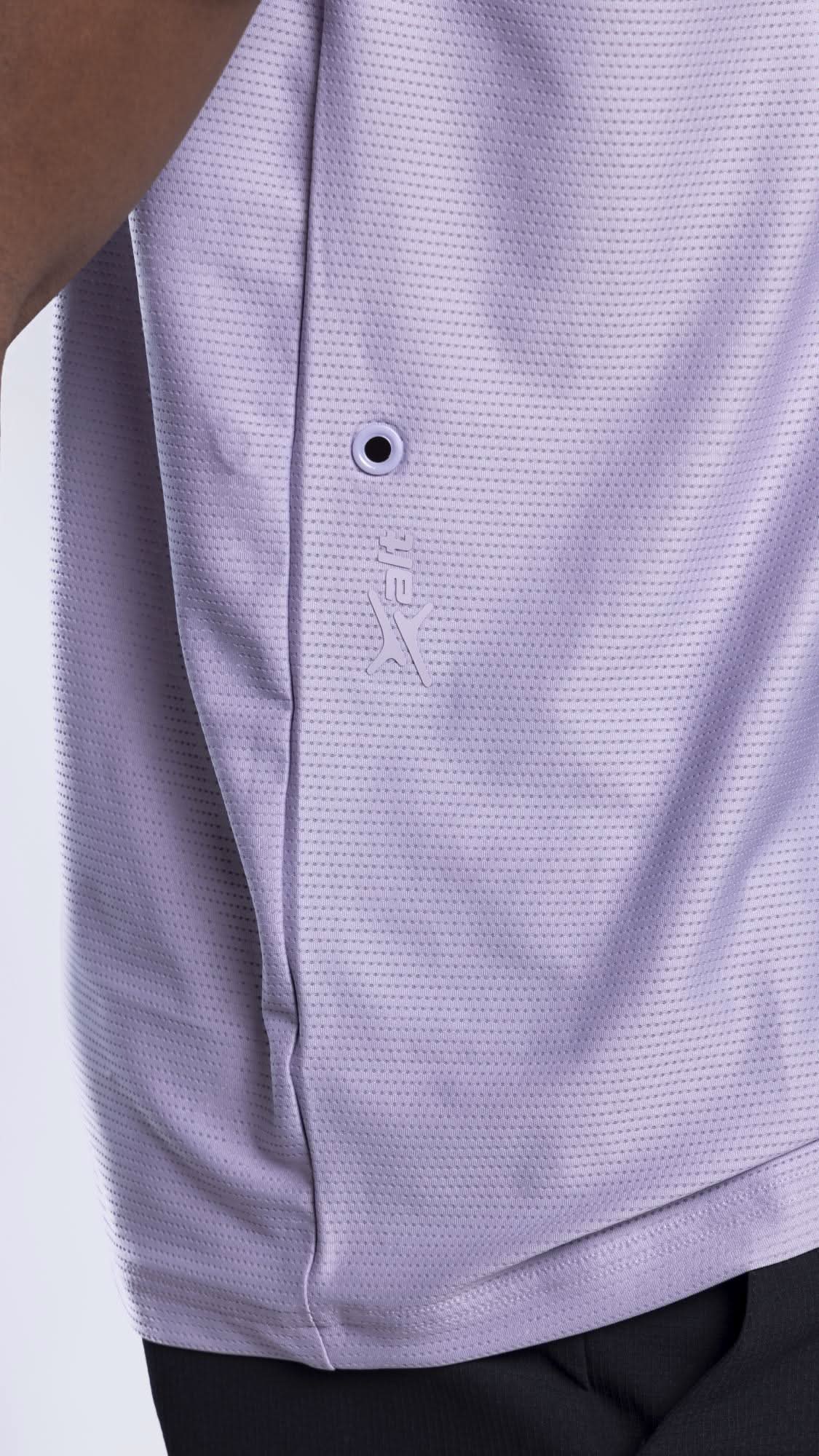 Xalt Life Aerodynamic Pulse Tee Lavender CREW NECK