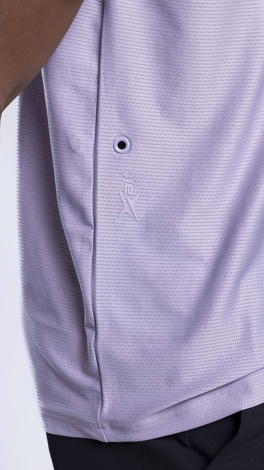 Xalt Life Aerodynamic Pulse Tee Lavender CREW NECK