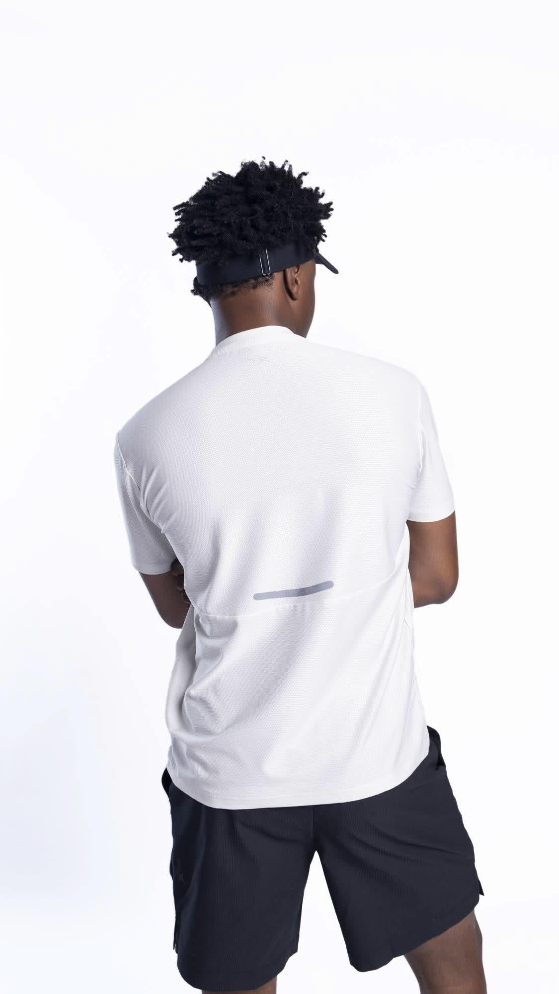 Xalt Life Aerodynamic Pulse Tee Pearl White CREW NECK