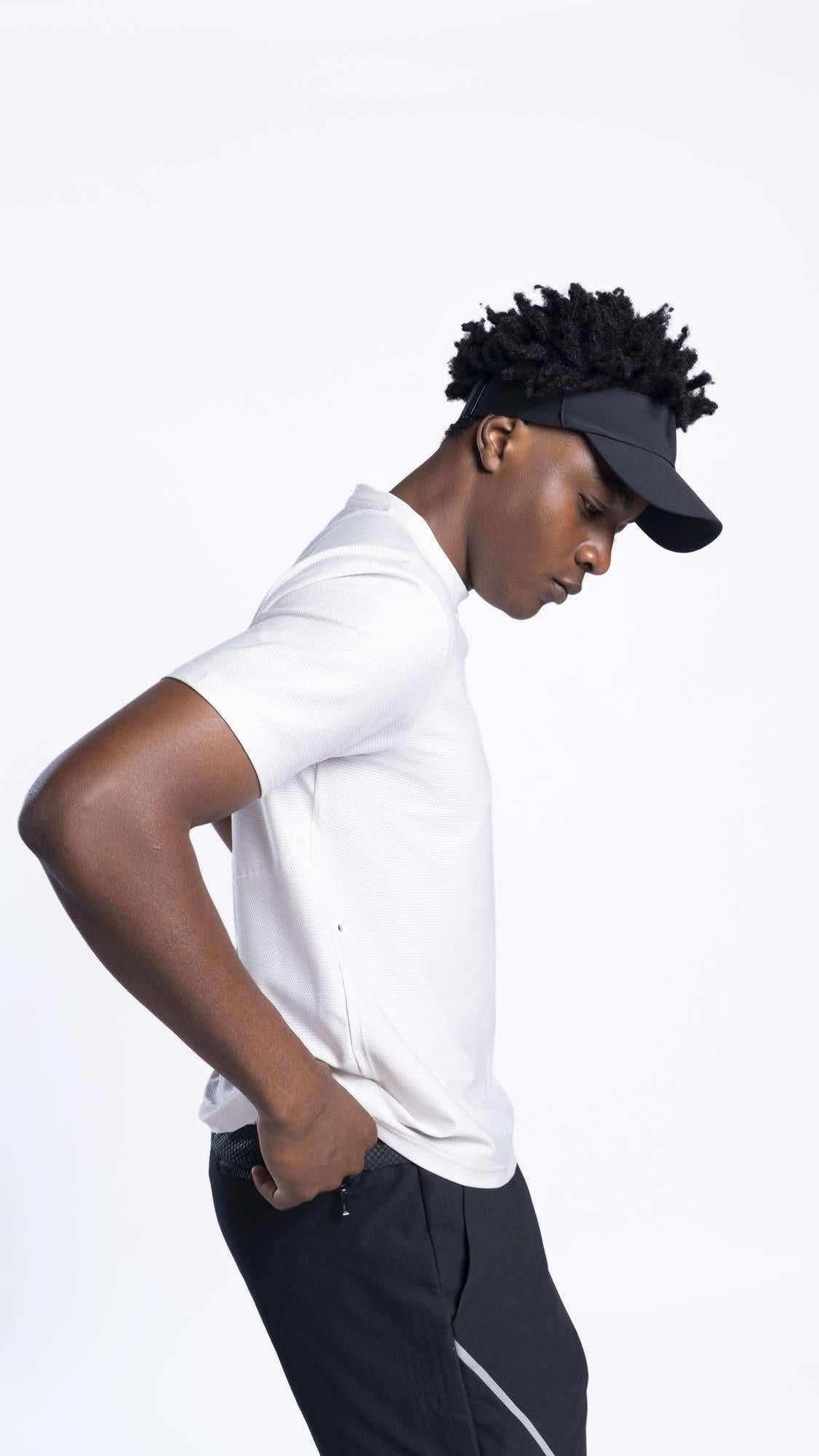 Xalt Life Aerodynamic Pulse Tee Pearl White CREW NECK