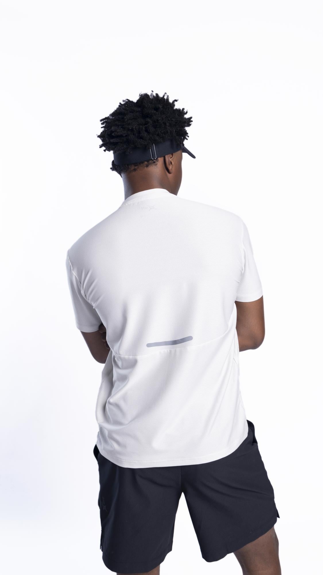 Aerodynamic Pulse Tee Pearl White