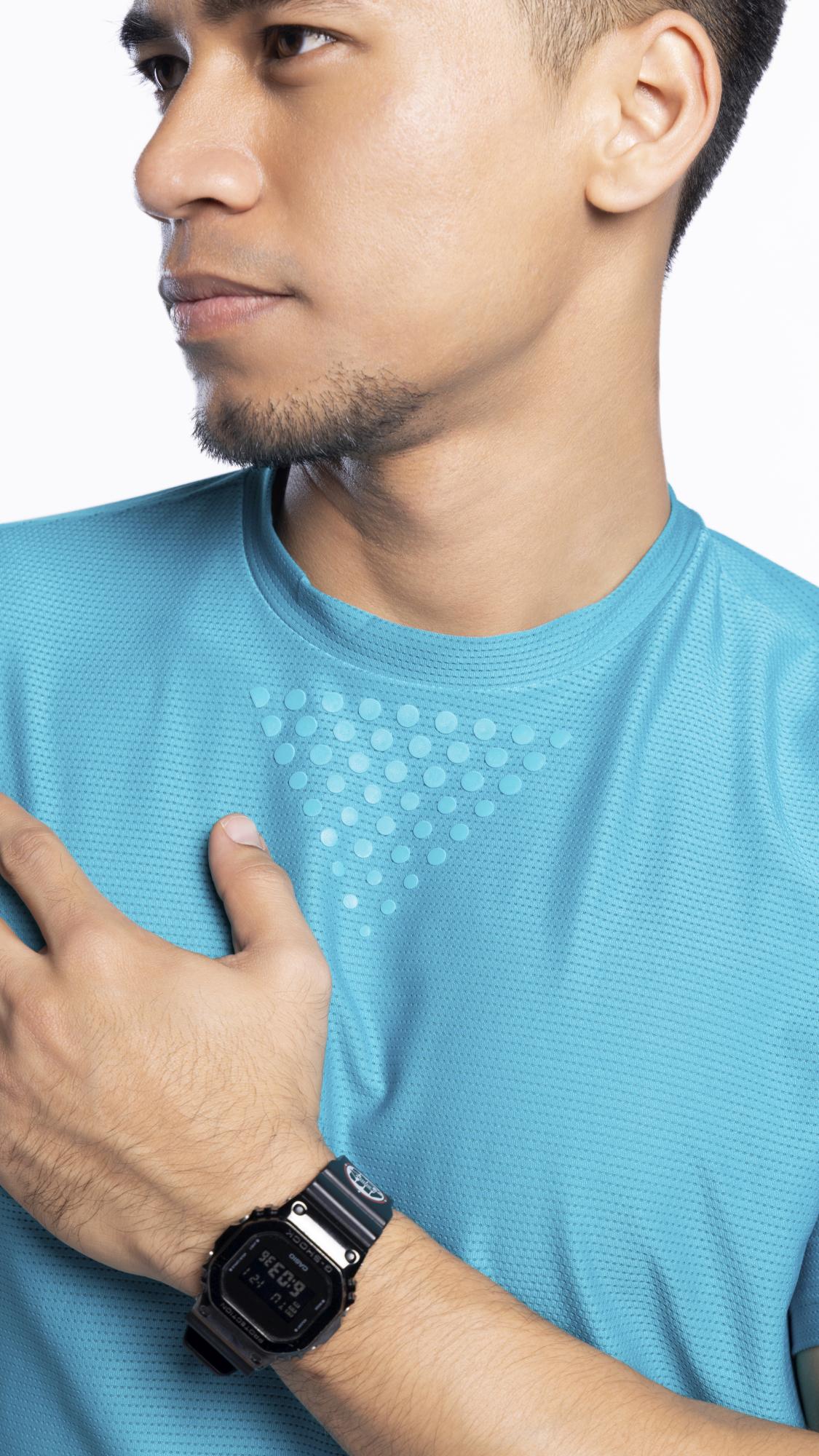 Aerodynamic Pulse Tee Electric Teal