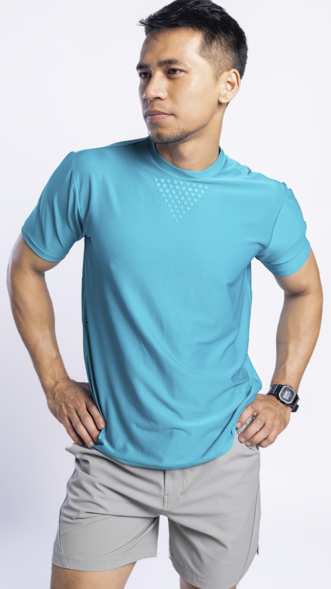 Aerodynamic Pulse Tee Electric Teal