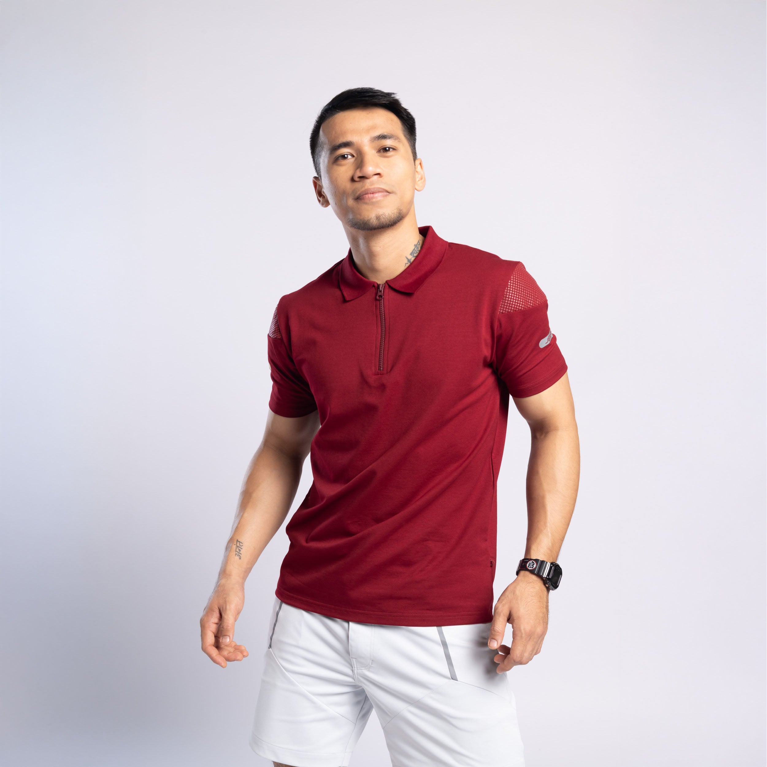 Xalt Life Axiom Polo – men’s Tri-Flex Knit polo T-shirt for athleisure and travel