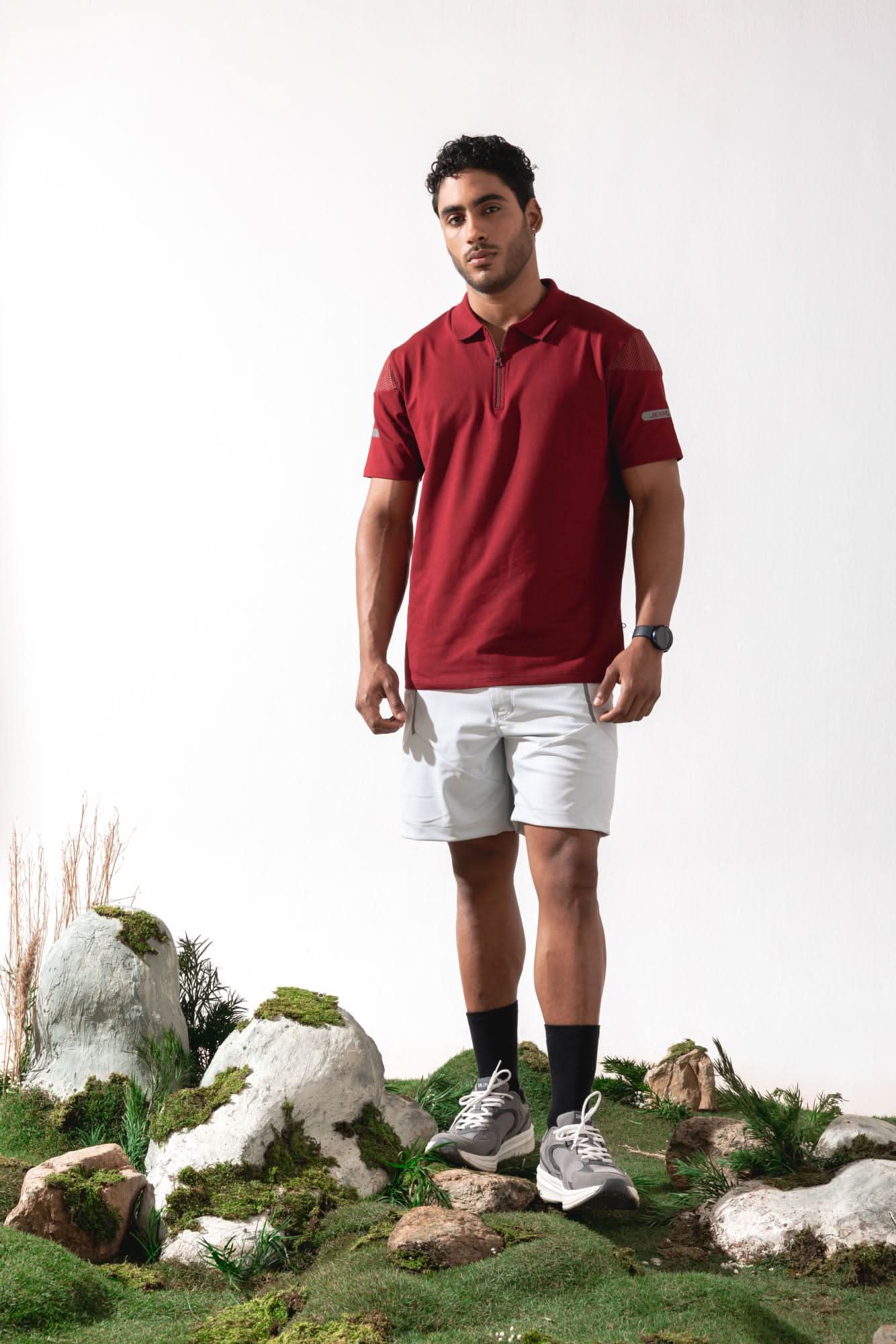 Xalt Life Aximo Polo Maroon POLO