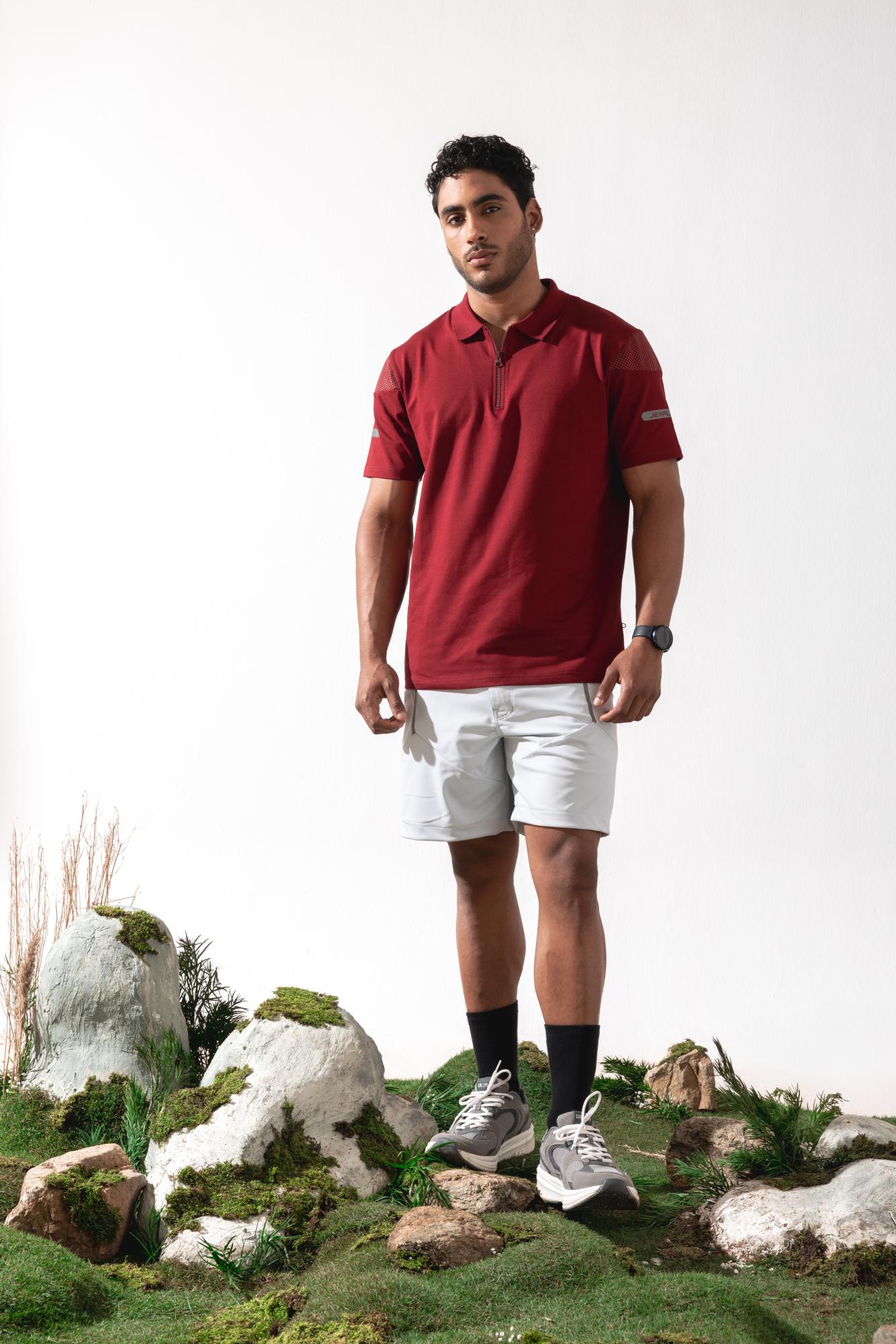Aximo Polo Maroon