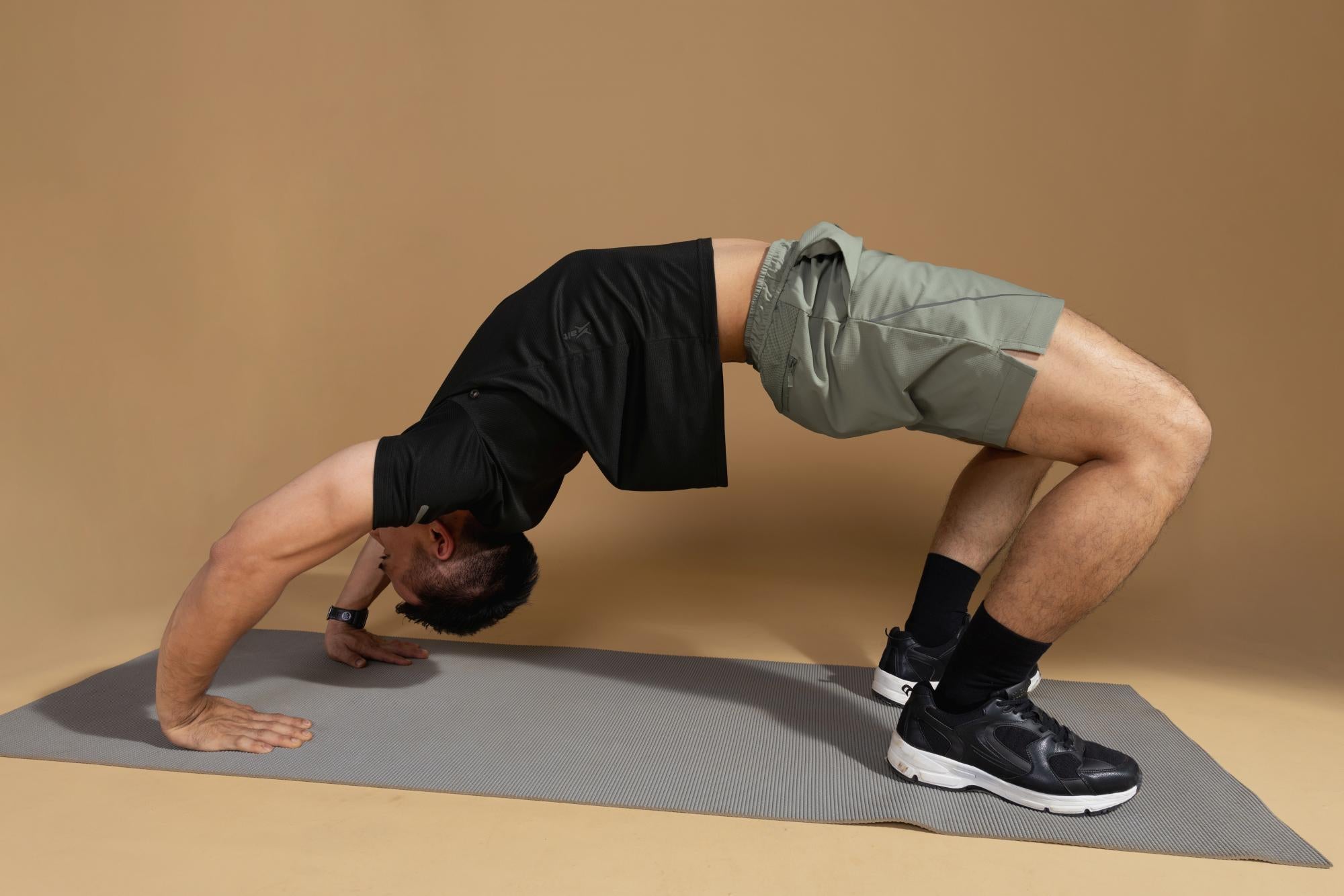 Quad Stretch Athletic Shorts Sage Green