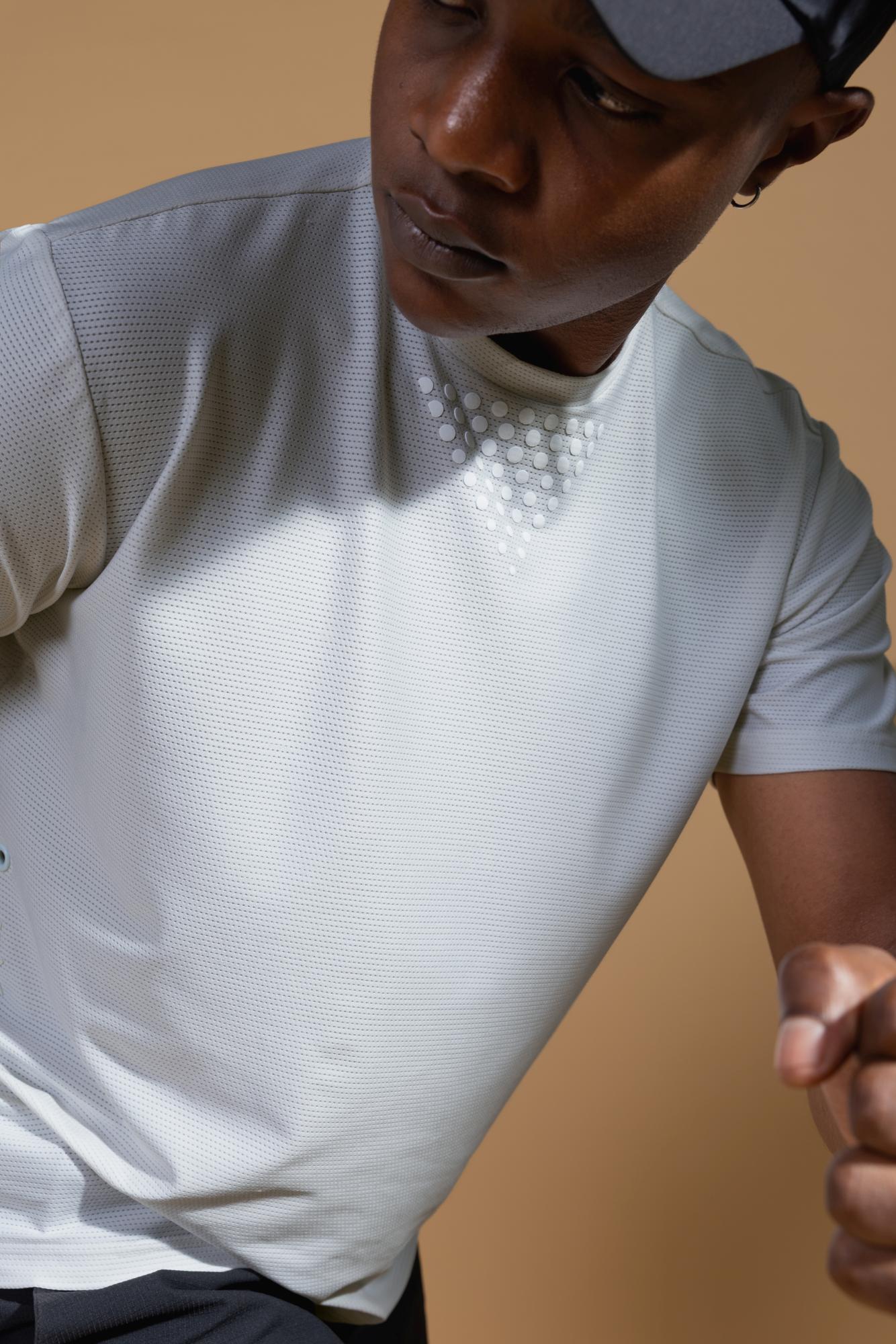 Aerodynamic Pulse Tee Pearl White