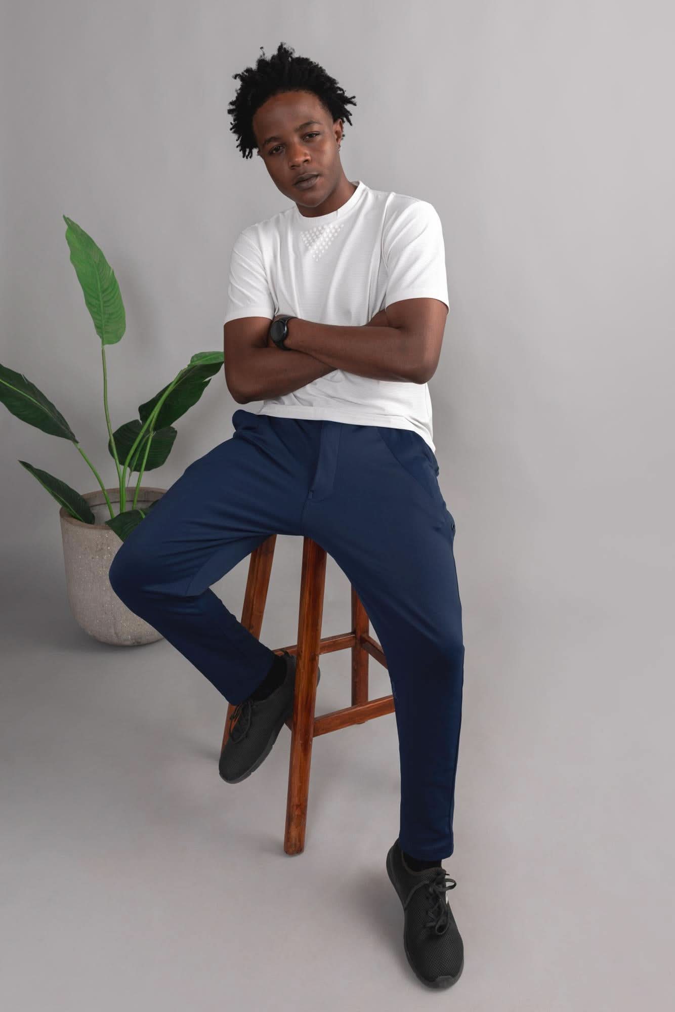 Xalt Life Flex Hybrid Jogger – men’s nylon fleece athleisure joggers for travel and gym