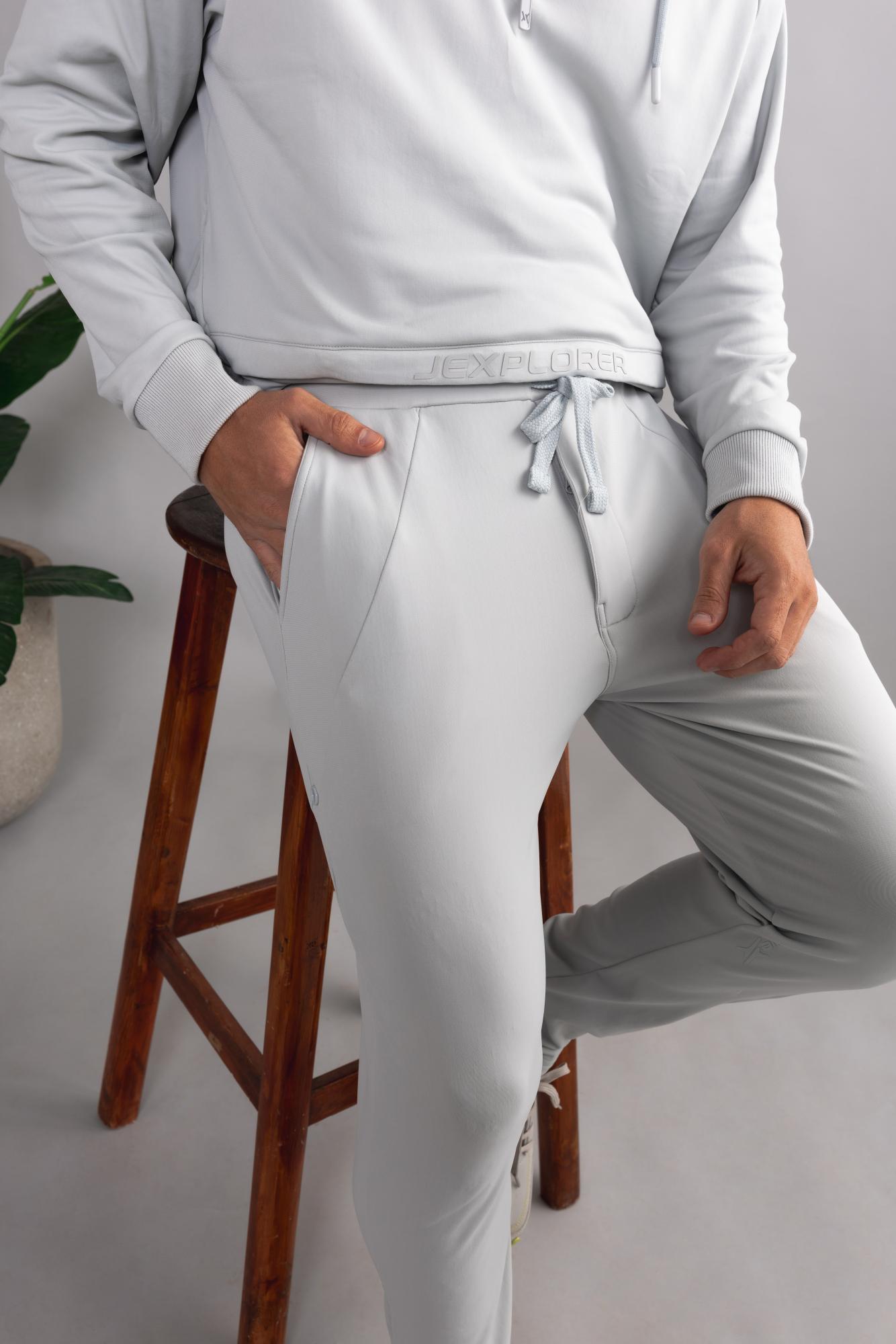 Xalt Life Flex Hybrid Jogger – men’s nylon fleece athleisure joggers for travel and gym