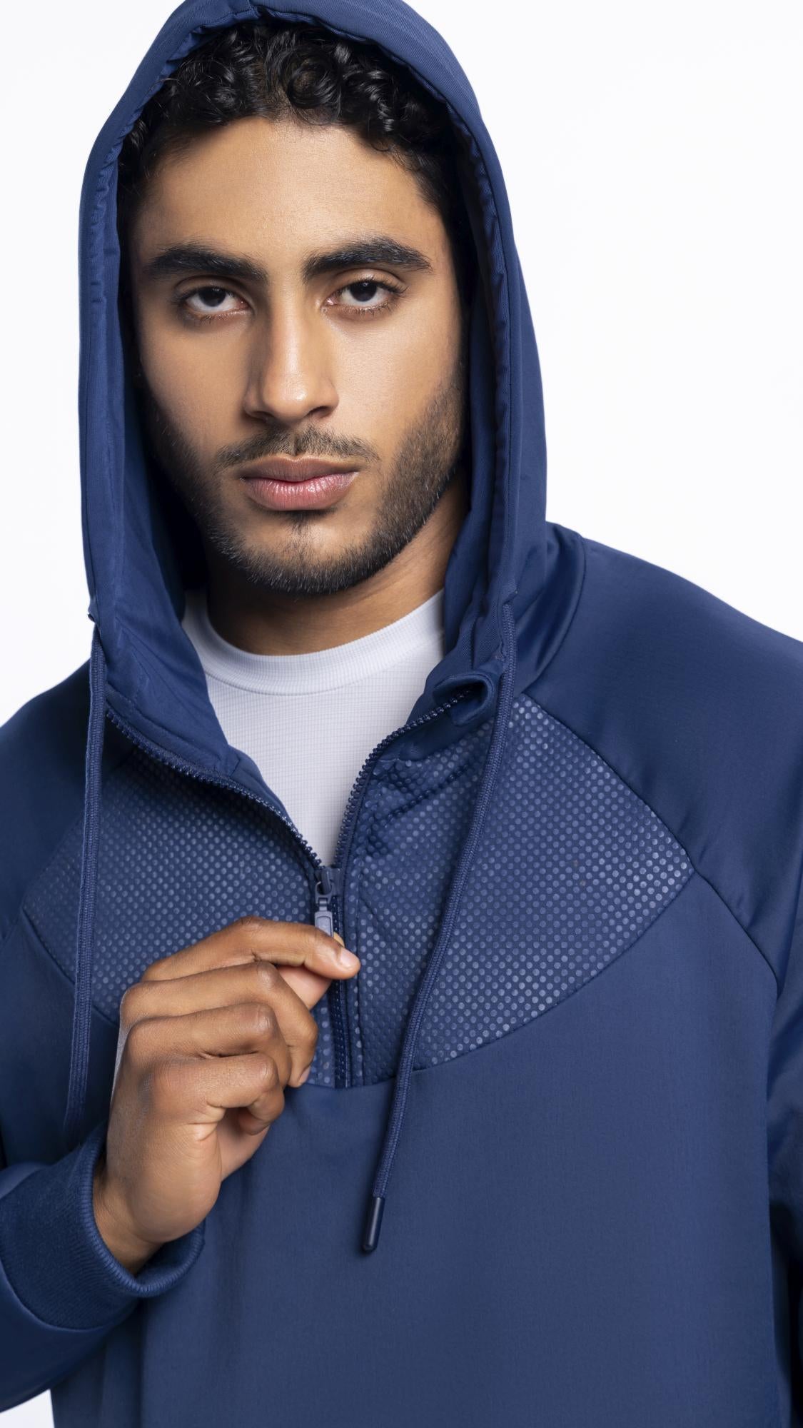 Xalt Life Flex Terrain Hood – men’s Flex Shield Nylon hoodie for travel and workout