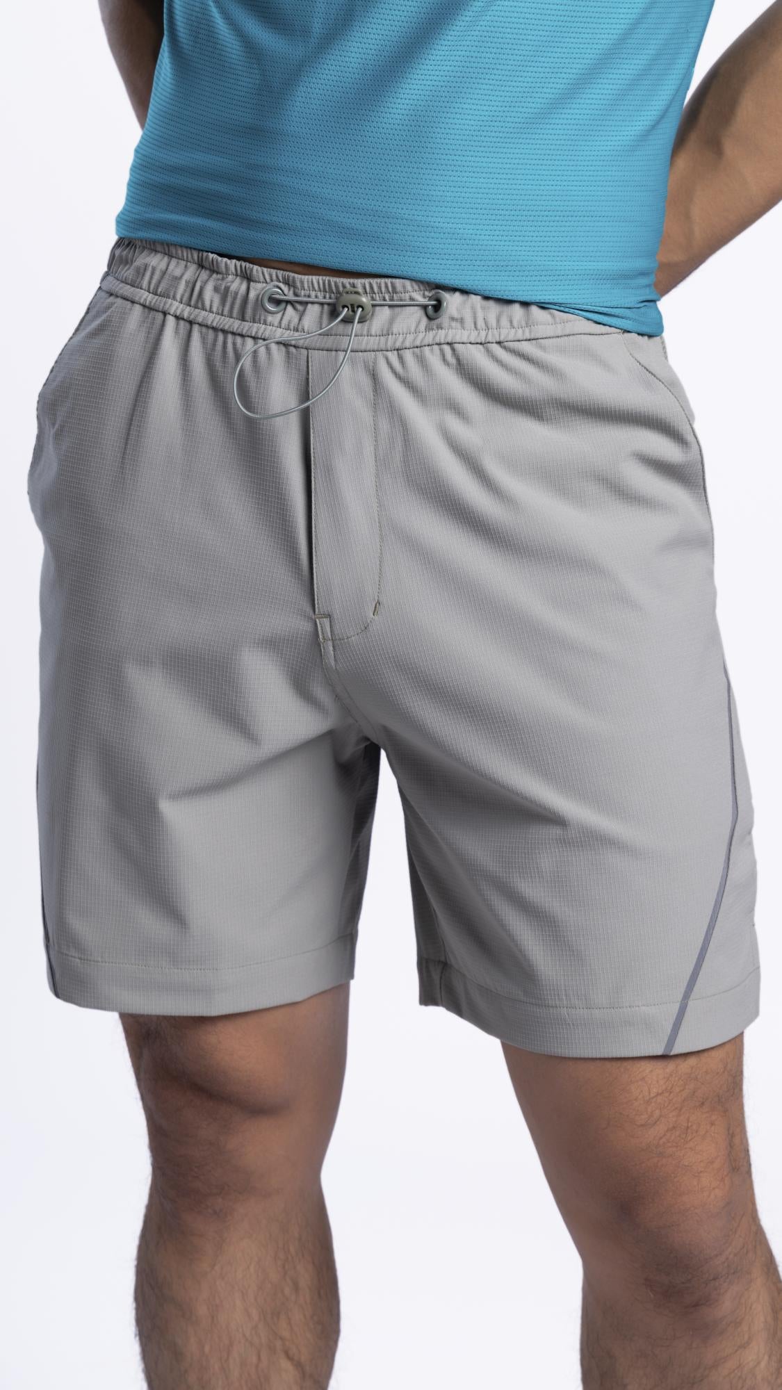 Quad Stretch Athletic Shorts Sage Green