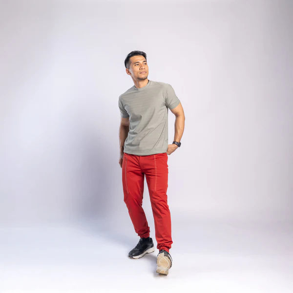 Xalt Life Stealth Tech Tee – men’s crew neck activewear T-shirt in Flex Grid Jacquard fabri