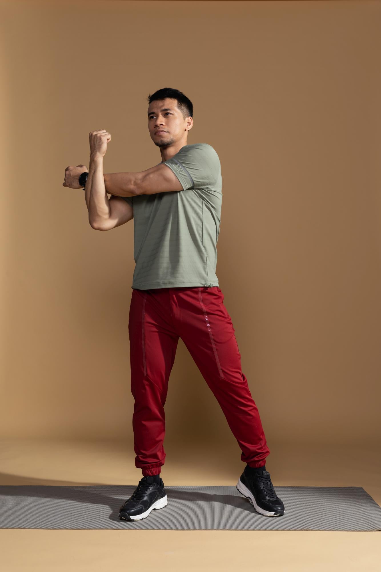 Xalt Life Stealth Tech Tee Sage Green CREW NECK