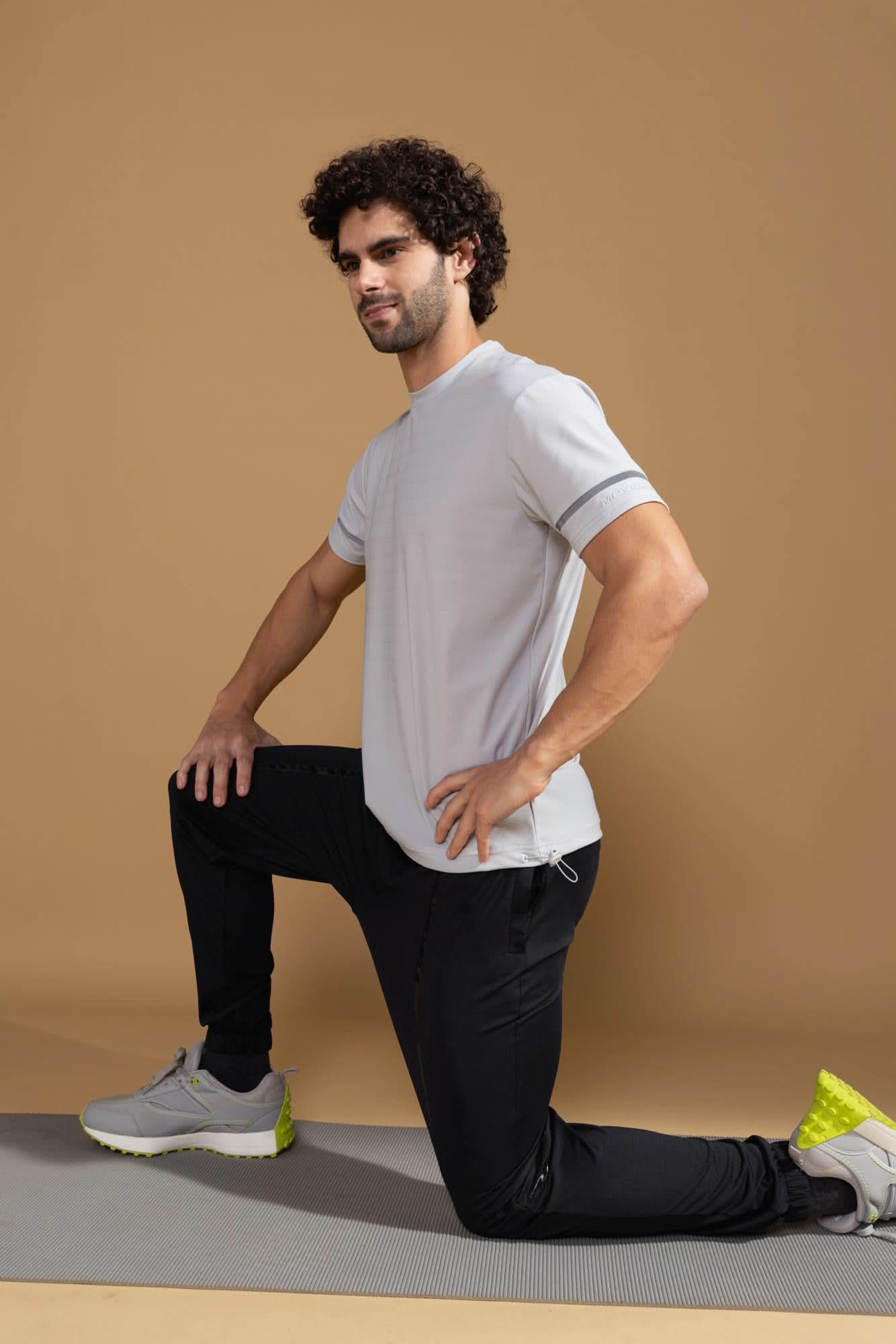 Xalt Life Stealth Tech Tee Silver CREW NECK