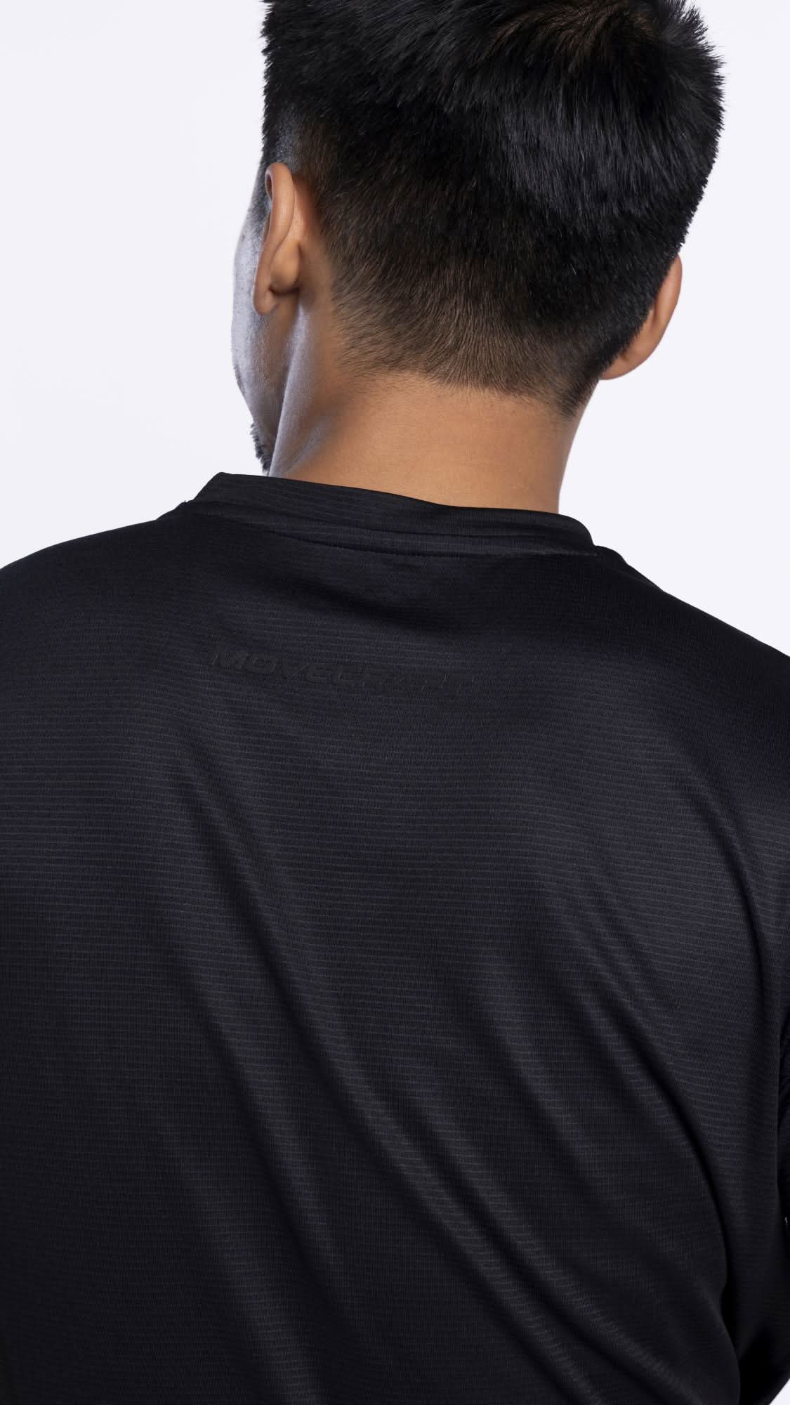 Xalt Life Urban Grid 1 Black V NECK