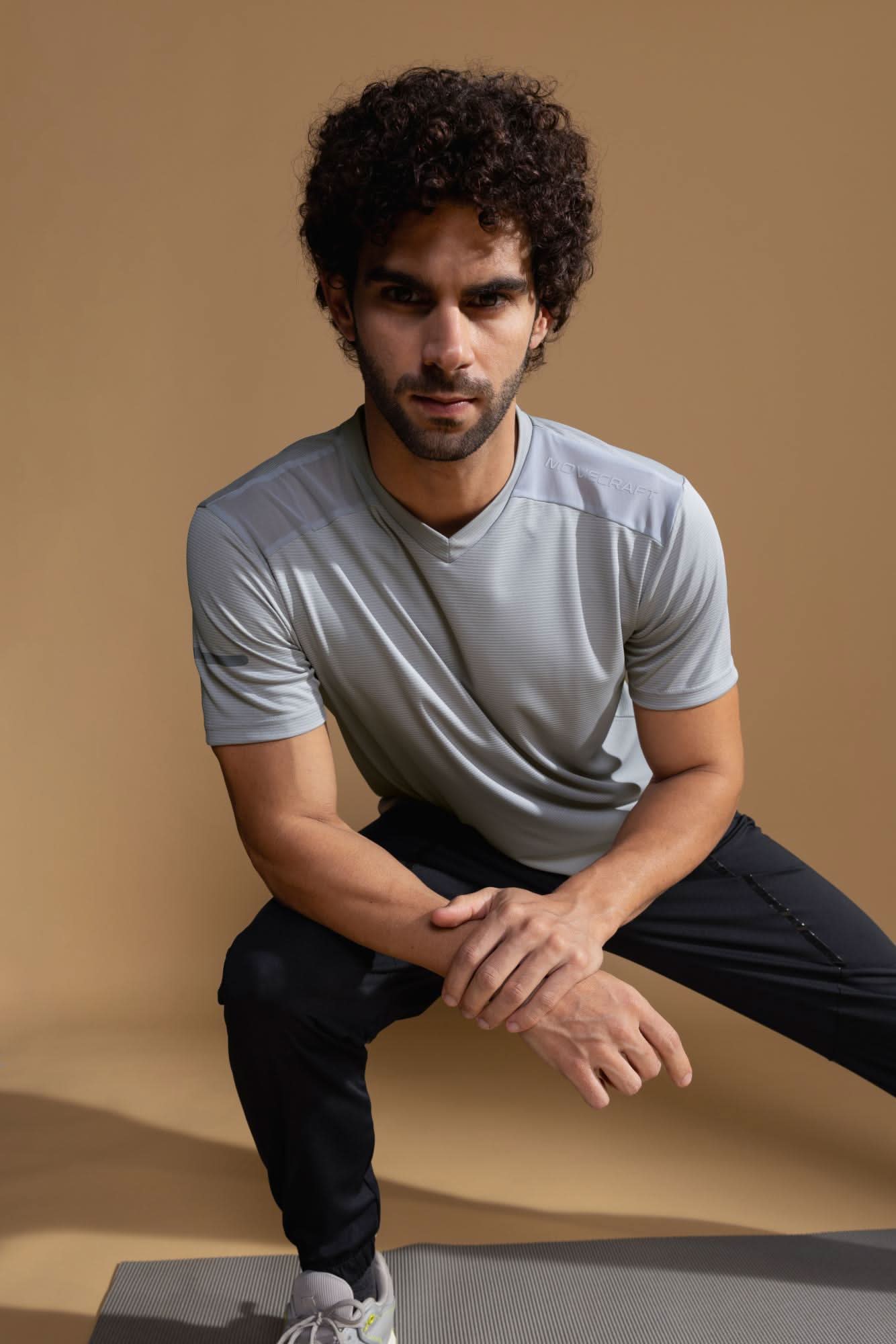 Xalt Life Urban Grid 2 Silver V NECK