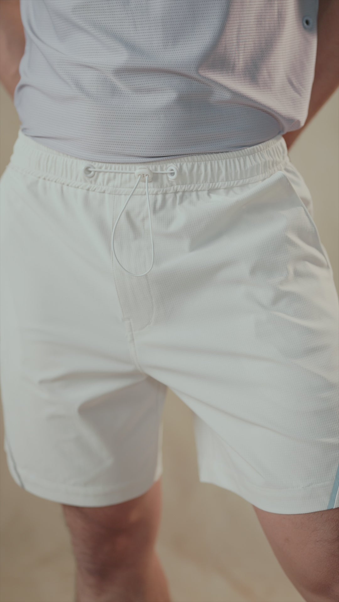 Quad Stretch Athletic Shorts Sage Green