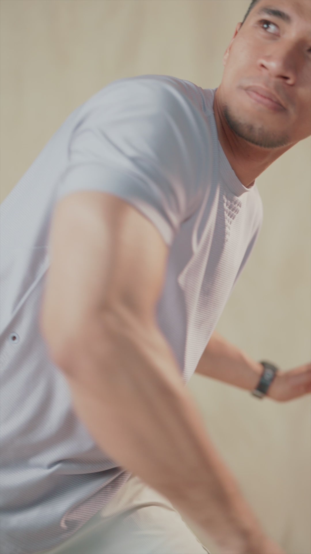 Aerodynamic Pulse Tee Pearl White
