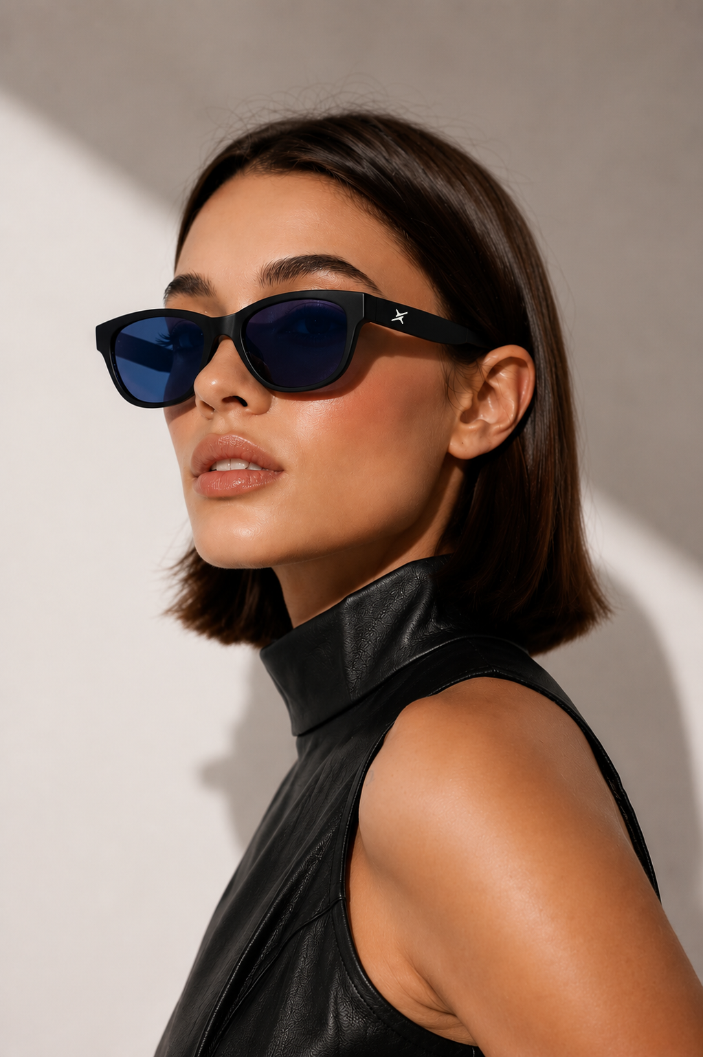 Wayfarer Blue Lens