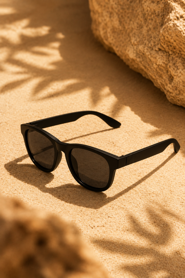 eclipX Black - Wayfarer Sunglasses