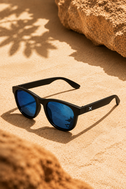 Wayfarer Blue Lens