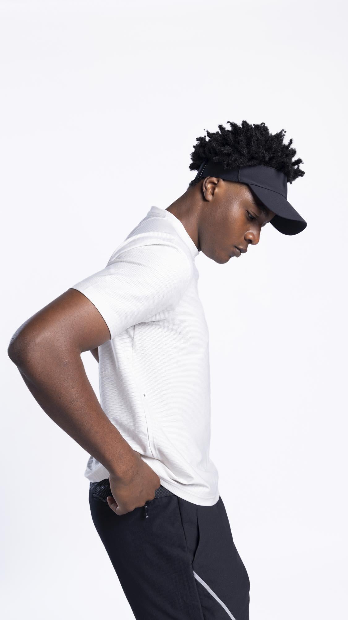 Aerodynamic Pulse Tee Pearl White