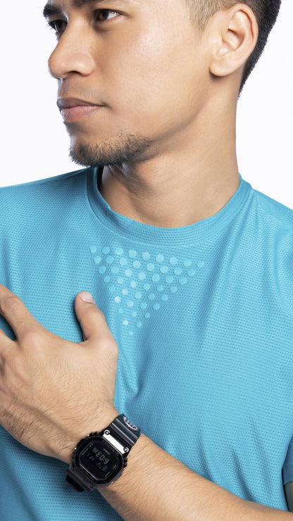 Aerodynamic Pulse Tee Electric Teal