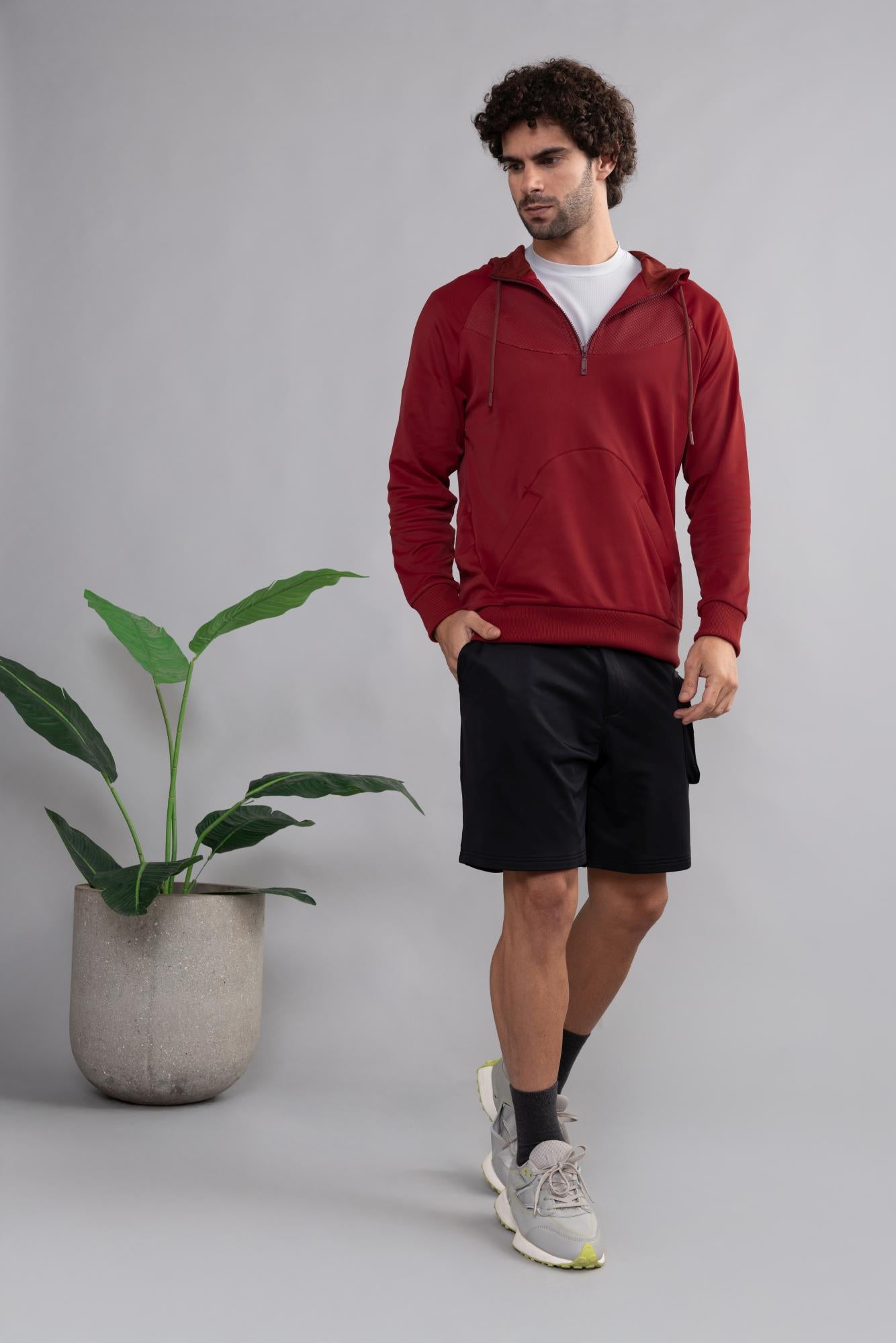 Flex Terrain Hood Maroon