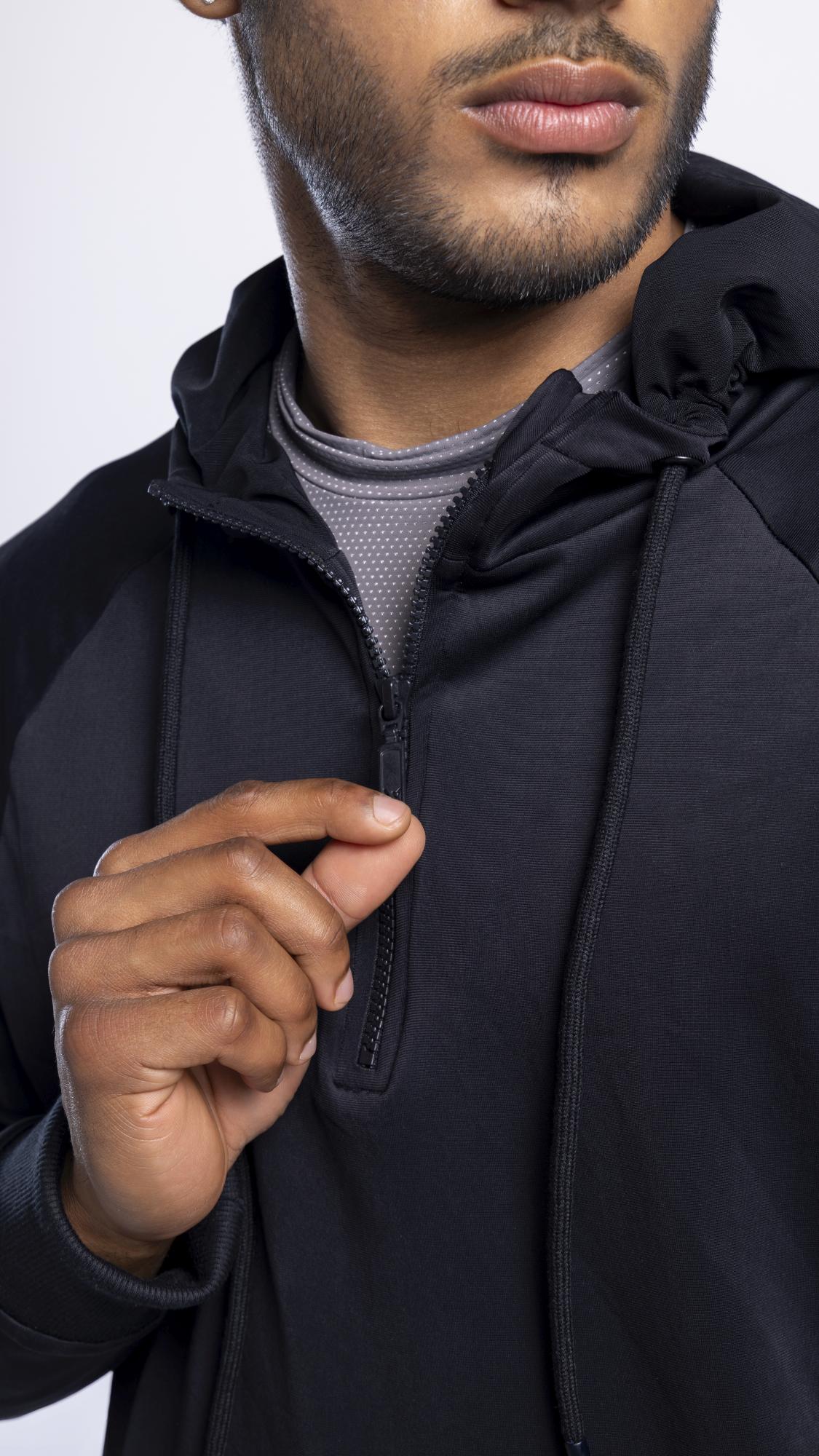 Flex Hybrid Hood Black