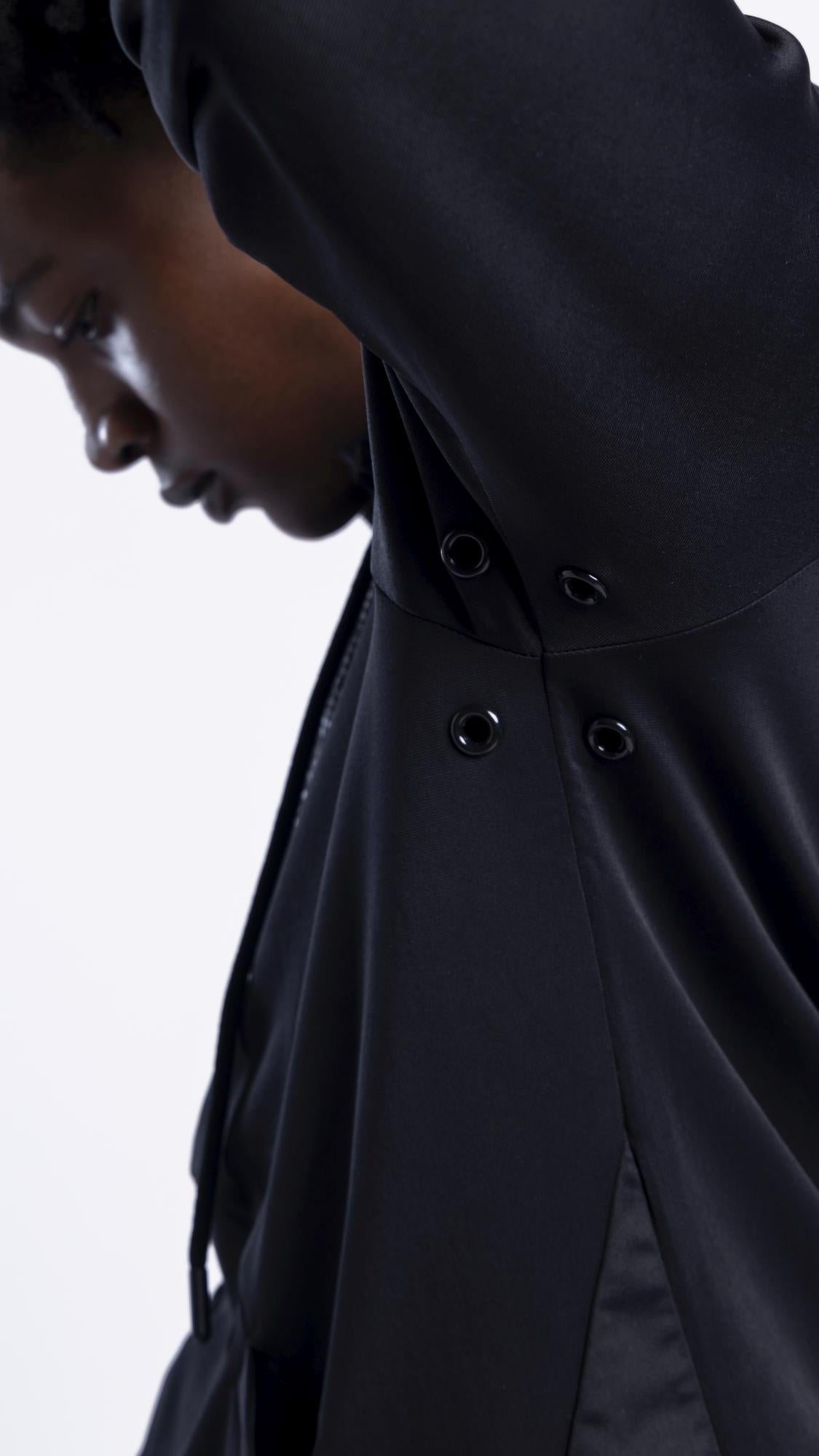 Flex Hybrid Hood Black
