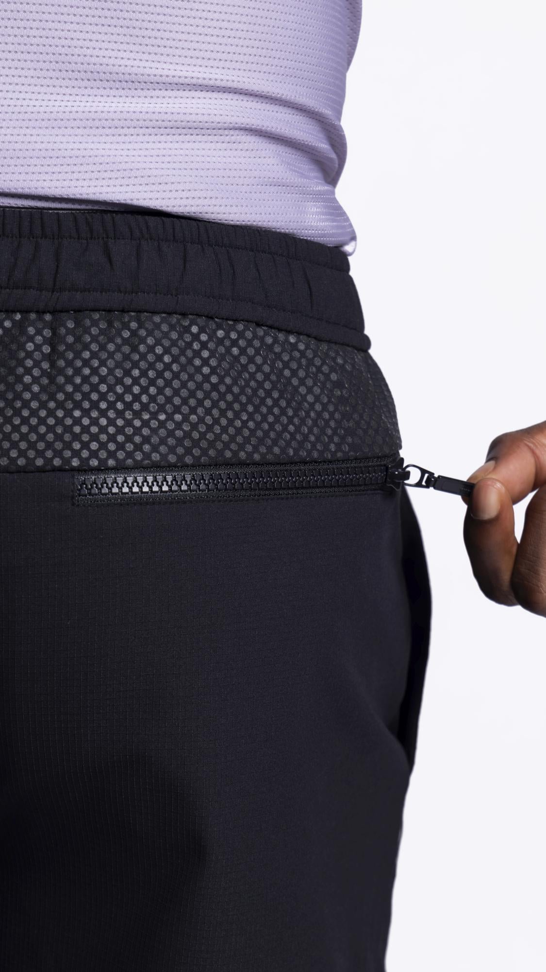 Quad Stretch Athletic Shorts Black