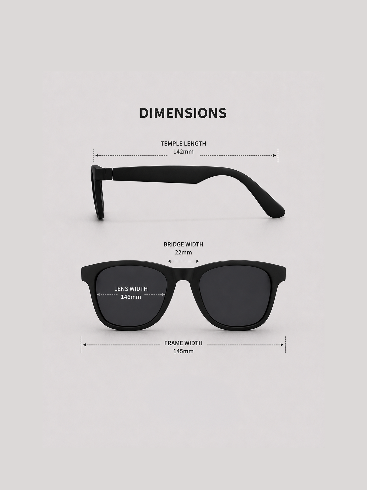 Wayfarer Blue Lens