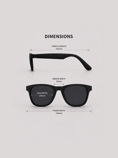Wayfarer Blue Lens