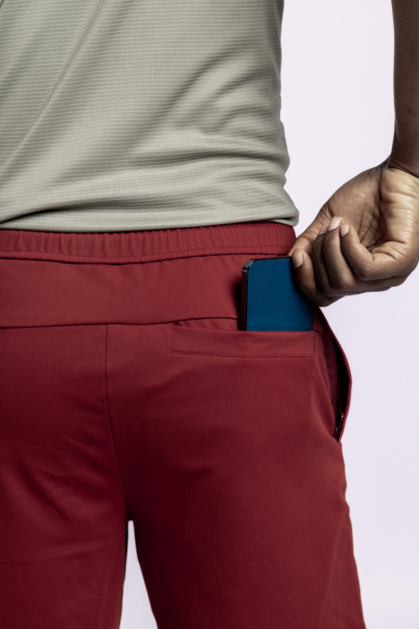 Pulse Shorts Maroon