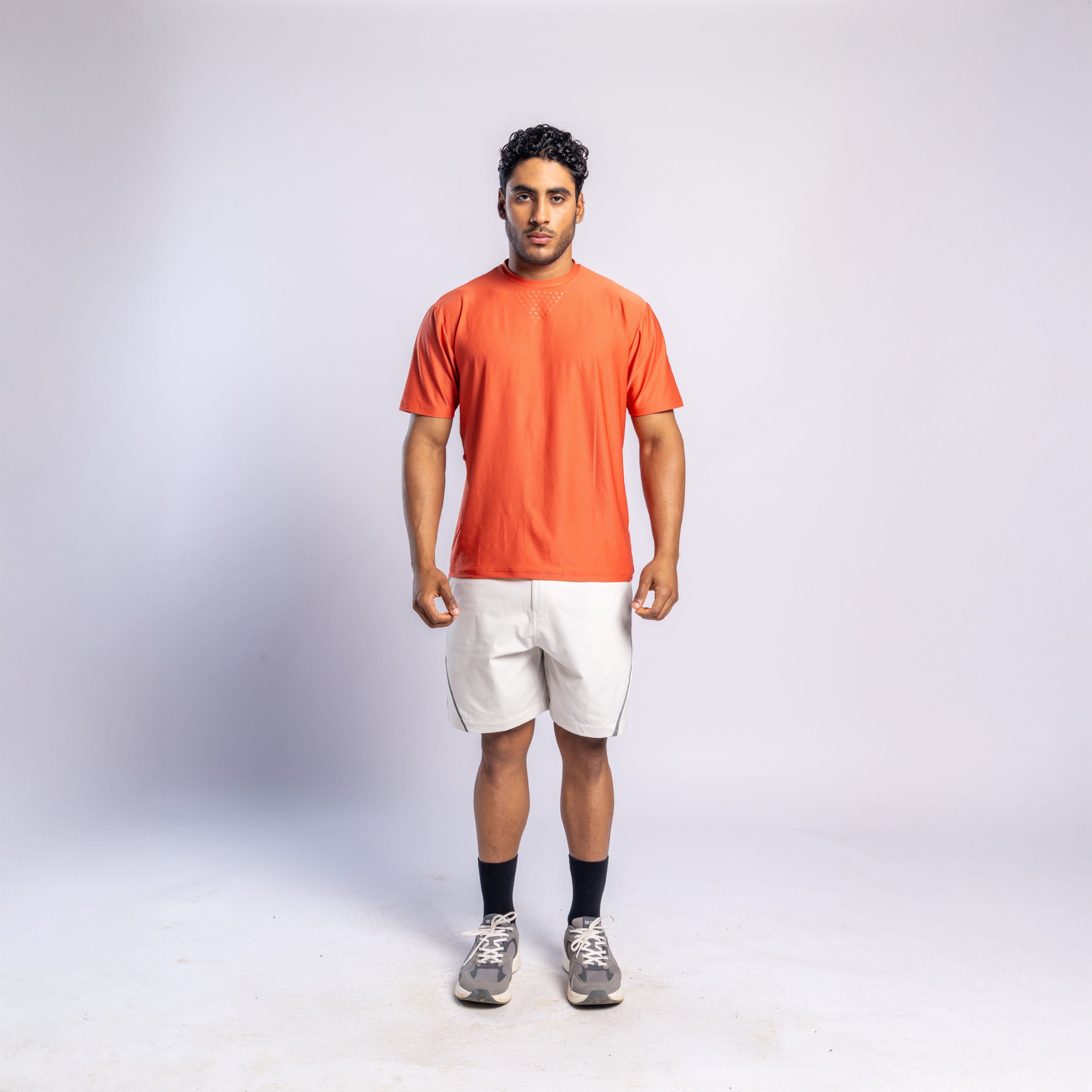 Aerodynamic Pulse Tee Deep Salmon
