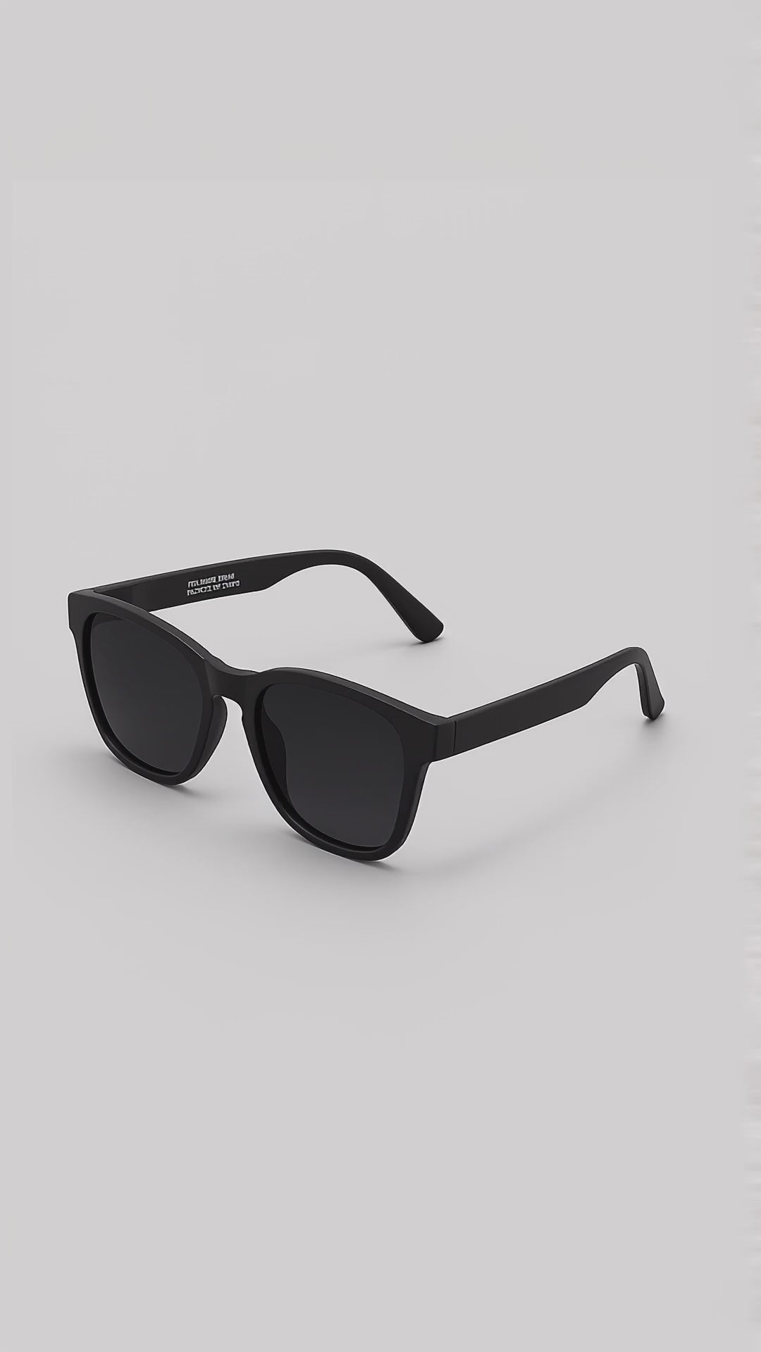 eclipX Black - Wayfarer Sunglasses