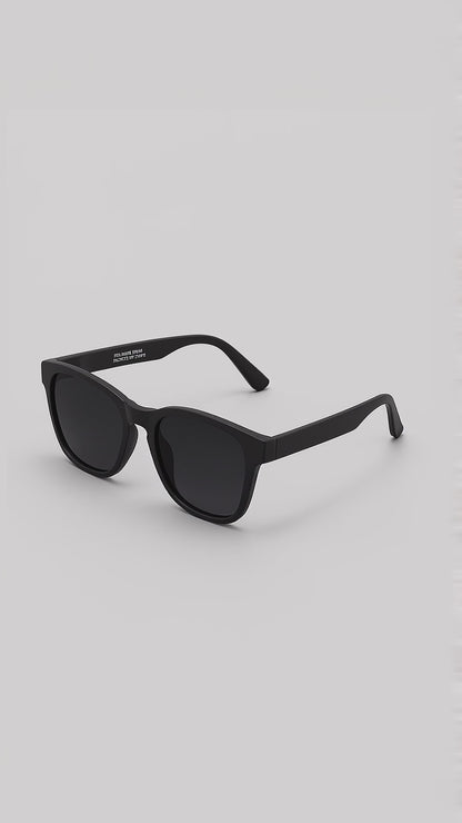 eclipX Black - Wayfarer Sunglasses